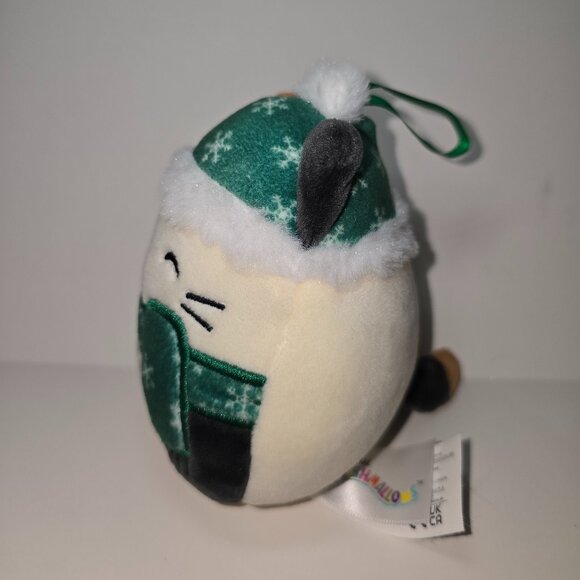 New Squishmallows Ornament Cam the Cat 4-Inch Plush - Picture 2 of 6